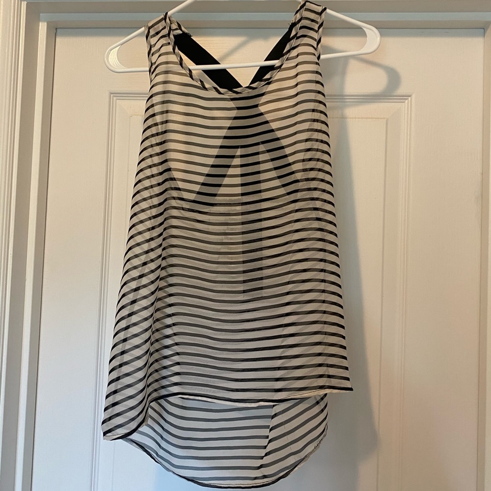 Charlotte Russe zippered tank top